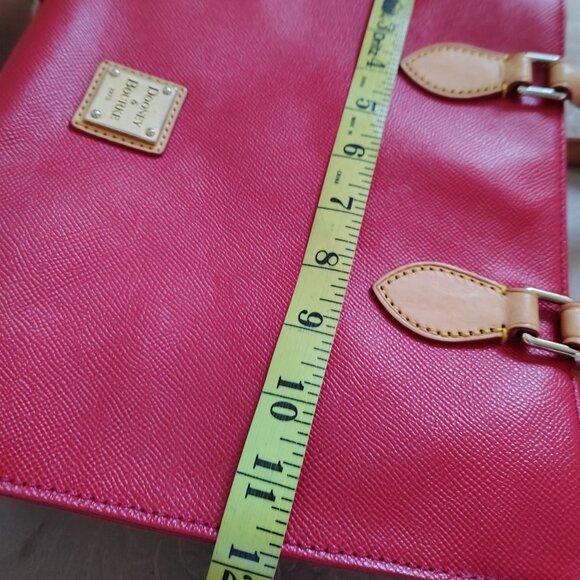 Dooney And Burke Tomato Red Wexford Leather Janine - Picture 12 of 12